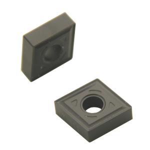 Black CNC Blade Square Carbide Inserts For Steel Finishing CNMG120404-FV