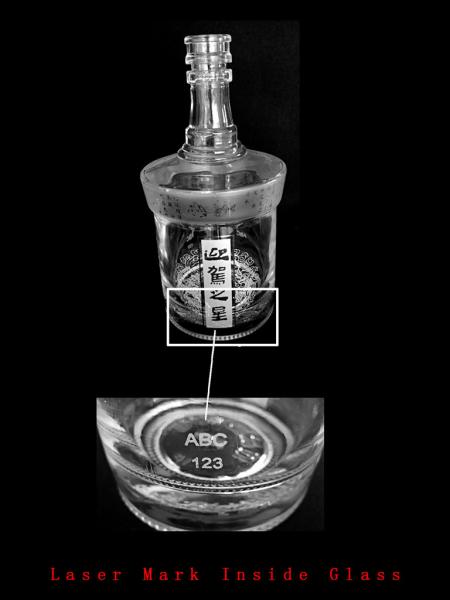Bottle Glass Engraving Machine , High Stability Glass Laser Printing Machine