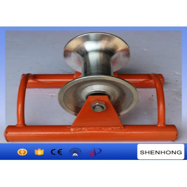 Abrasion Resistant Cable Pulling Pulley Lightweight Ground Cable Pulling Rollers