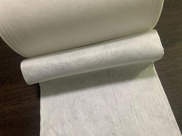 50g White 100% Viscose Spunlace Nonwoven Fabric For Cotton Tissue, Pads, Wet Wipes