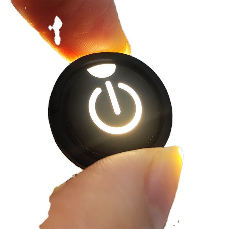 Custom Silicone Rubber Keypad 50 Shore A LED Backlit Buttons for Home Security Alarm System Control Panel