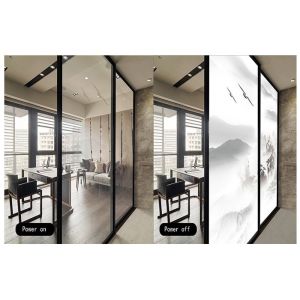 Электронное стекло PDLC Switchable умное для раздвижной двери уединения стеклянной