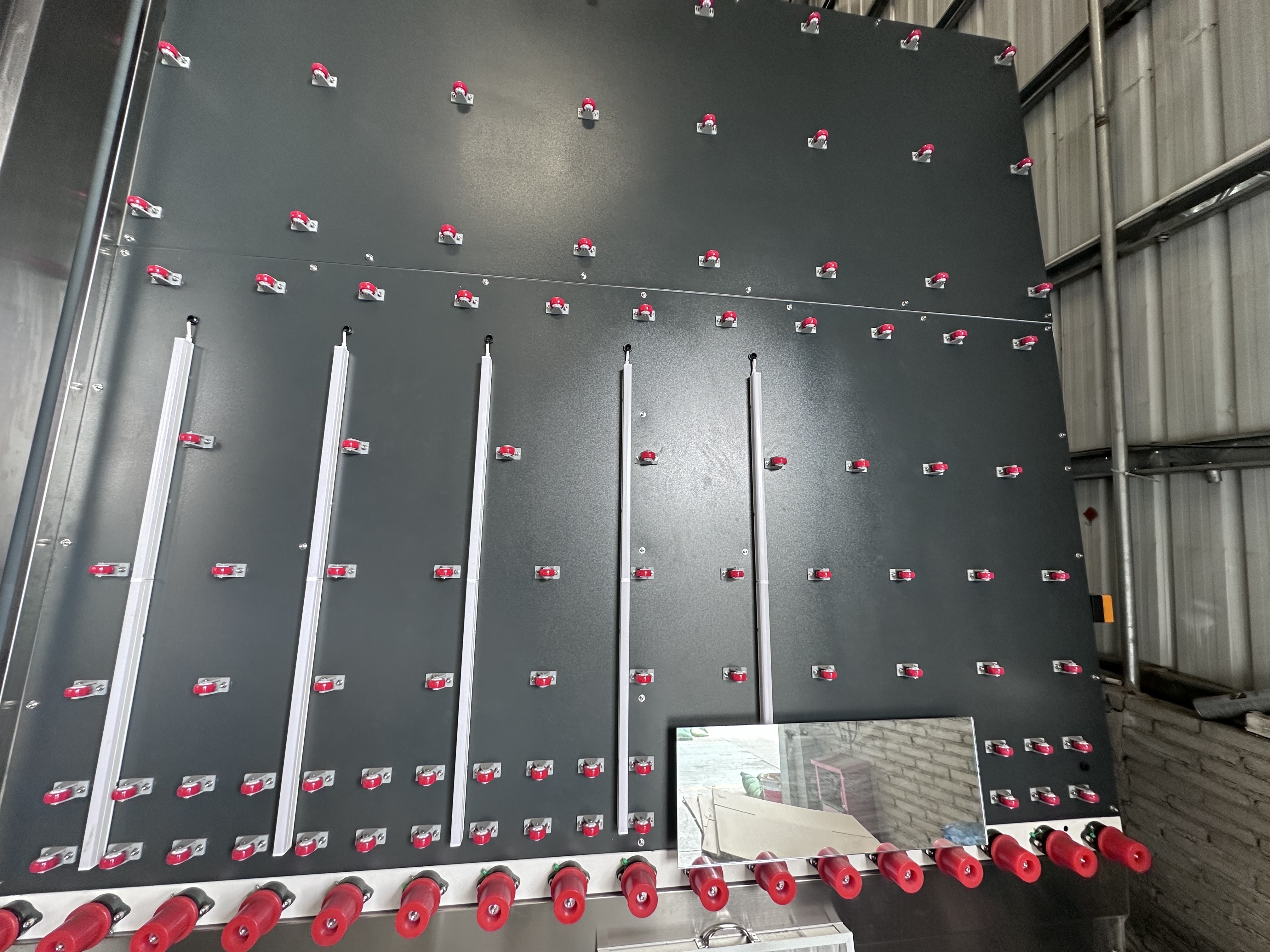 Fully Automatic Vertical Glass Cleaning And Drying Machine 22KW