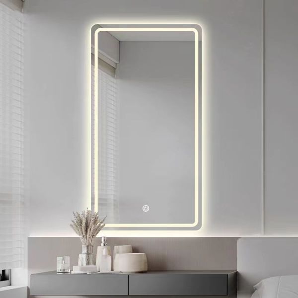 4mm - 12mm Colorful Mirror Glass Sheet For Bathroom Bedroom Showcase