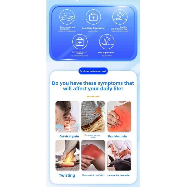 Medical Pain Terminator Patch Convenience For Lower Back Shoulder Neck