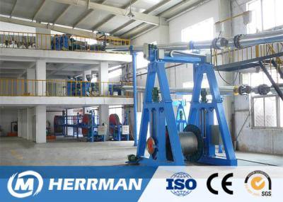 Cantilever Type Rubber Extrusion Line , Cable Vulcanizing Machine 300kg/H Max Output