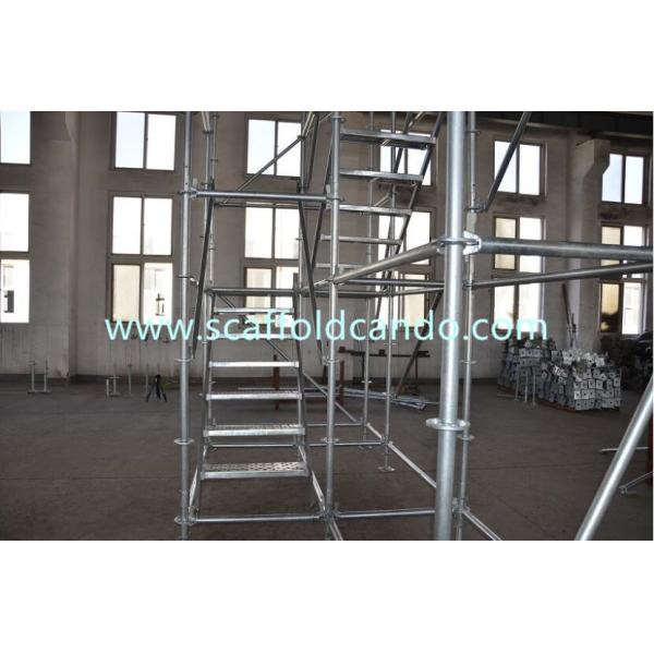 Galvanized 850*2370mm, 550*2691mm Q235 scaffolding stair case for Ringlock