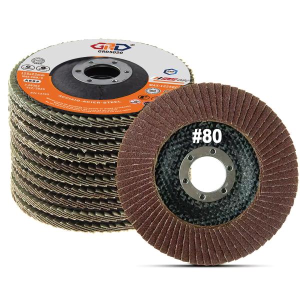 Factory Hot Sale High-Hardness Ceramic & Fiber Abrasive Flexible Sanding Disc Non-Woven Flap Disc for Polishing OEM Supported