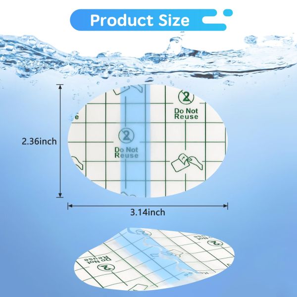 Waterproof Soft Cotton Baby Ear Stickers Transparent Wound Dressings For Water Sports