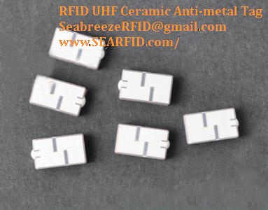 RFID UHF Ceramic Anti-metal Tag, 3M adhesive fixation, Waterproof, induction distance further