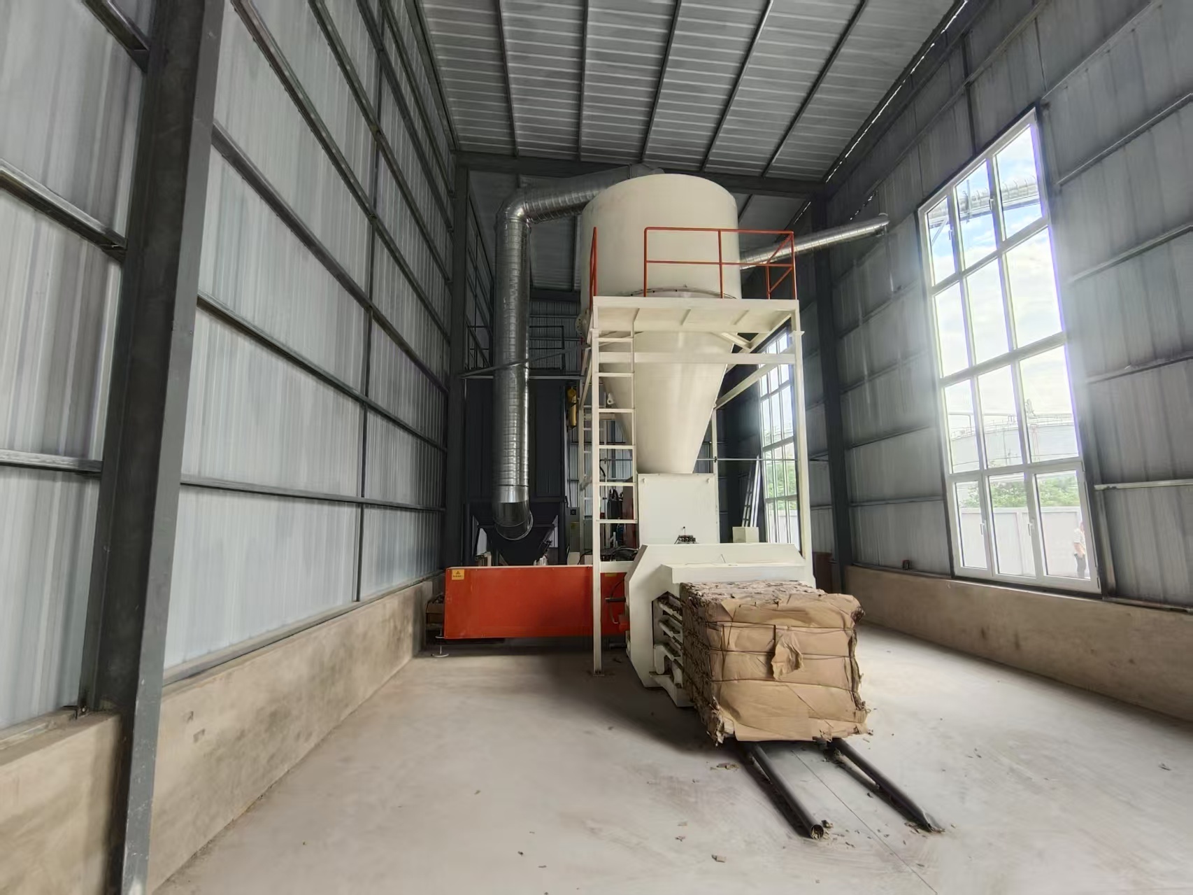 Heavy Duty Hydraulic Baler Machine Reinforced Wear Resistant Chamber And PLC Automatic Control For Metal Scrap