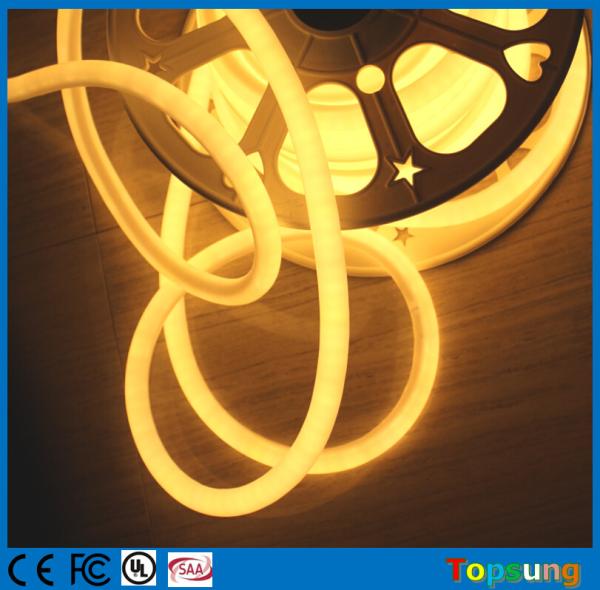 Warm white 16mm 360 degree round led neon tube PVC led decoration neon 110v