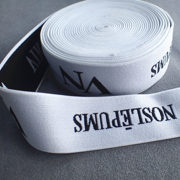 Эластичная резиновая лента нейлона 1.2mm напечатанная для одежды нижнего белья