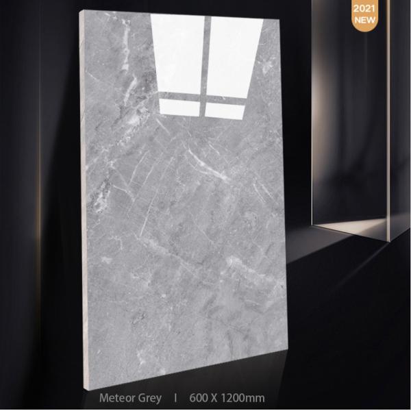 600x1200mm Glazed Porcelain Stone Imitation Texture Meteor Grey Tile