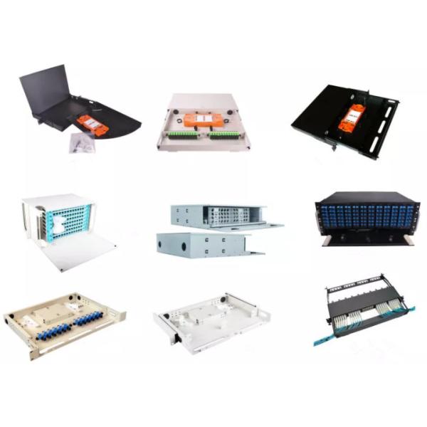 48 Core 1U Type Fiber Optic Patch Panel Slidable ODF For SC Adapter Port