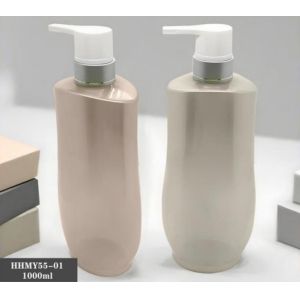 Customized Plastic Luxury Shampoo Bottles 1000ml PET Bottle