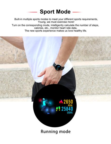 Haozhida Digital Tech HZD1807W Watch Blood Oxygen Blood Pressure Test Watch