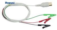 Resusable protegeu o fio de ligação 3-Clip com comprimento do conector 120m de Touchproof