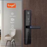 Le verrouillage de la poignée de porte numérique intelligente, le verrouillage de l'empreinte digitale, le verrouillage de la poignée de main, le mirage, l'appareil photo Tuya