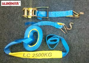 Ratchet o azul do poliéster das correias LC2500 DN AS/NZS4380 50MM com catraca e