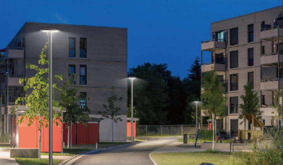 30W-60W Дворные фонари IP66 IK09 Солнечный пост верхние фонари литьевого алюминия, используемые для садов, парков, дорожек и дорожек