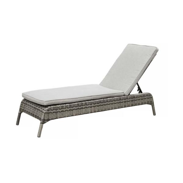 330mm Height 640mm Breadth Outdoor Patio Chaise Lounges , Wicker Chaise Lounge Chair