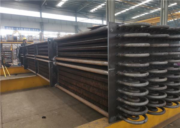 3.2mm Thickness  Exhaust Gas H Finned Tube Boiler Economizer