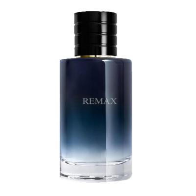 UV Coating Glass Perfume Bottle 50ml Frosted With Black Threaded Cap