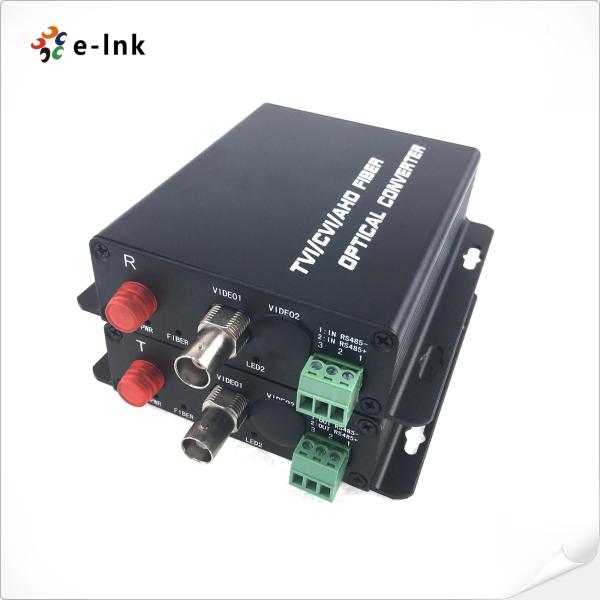 1Ch HD-AHD/HD-CVI/HD-TVI/CVBS 4-in-1 Video Fiber Converter Supports 720p/50 720p/60 1080p/25 1080p/30 videos etc