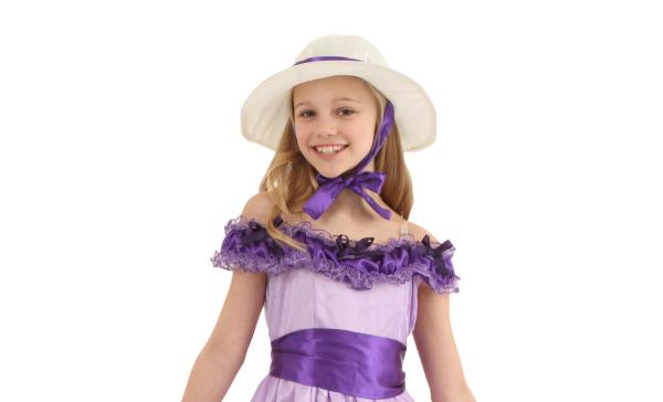 Deluxe Southern Belle Cute Halloween Costumes , Historical Childrens Fancy Dress