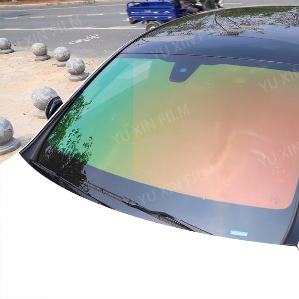 OEM 2 Mil Anti Fog Car Chameleon Window Film For Clear And Unobstructed Vision