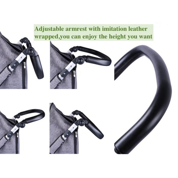 Fuentes lindas del animal doméstico de la carretilla del gris 600D Oxford de la tienda impermeable de aluminio del perro el 103x90x60cm