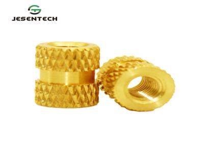 High Precision Industrial Metal Nuts Netted Knurled Type For Plastic Housing