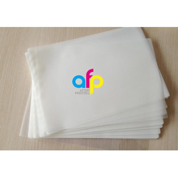 A3 A4 A5 Matte Laminating Film , PET Polyester Lamination Film For Document