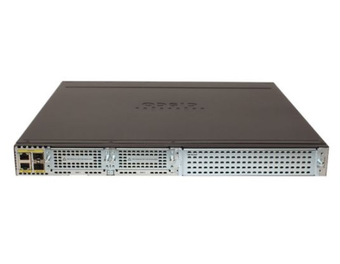 ISR4331/K9 Cisco 4000 Router 100Mbps-300Mbps Система пропускная способность 3 WAN/LAN порты 2 SFP порты многоядерный процессор