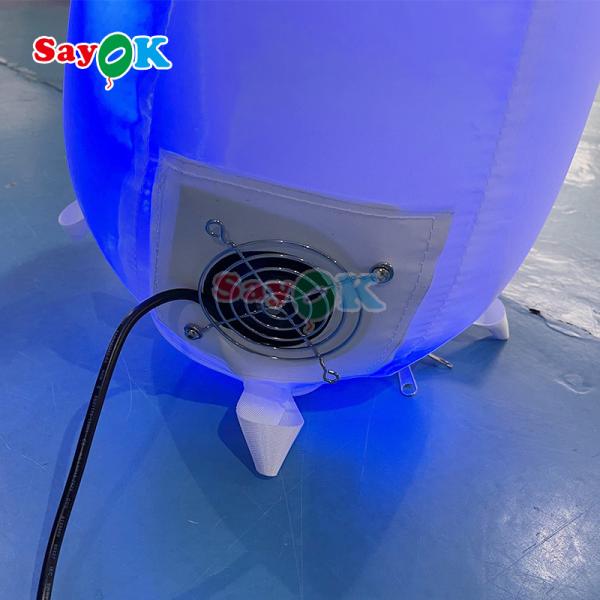 Music Stage Deco Inflatable Mushroom Park Decorative Inflatable Lighting Mushrooms Plants