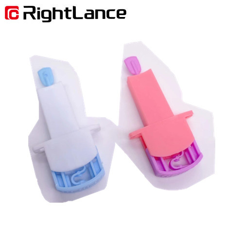 28g 0.59in Automatic Blood Lancet Diabetes Lancet Pen Single Use ODM