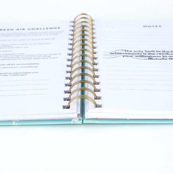 Custom A5 Self Care Workout Journal Fitness Journal For Women And Men Gym And Daily Health Planner