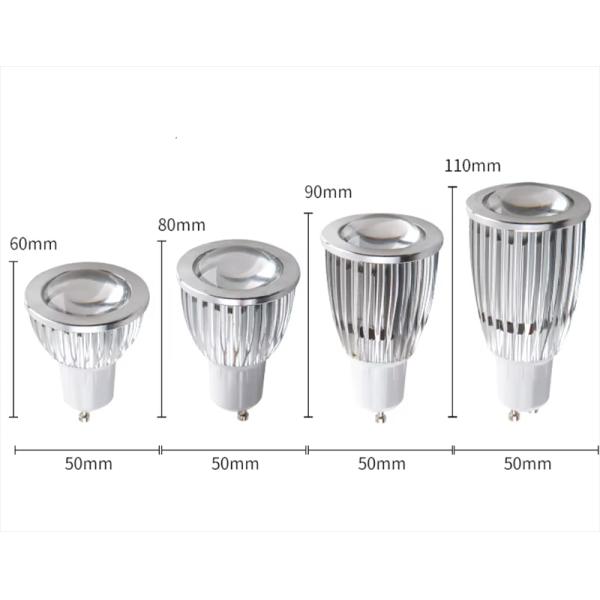 Thickened Aluminum Pin Lamp Cup Wide Voltage Constant Current LED Spotlight COB Spotlight Home Office