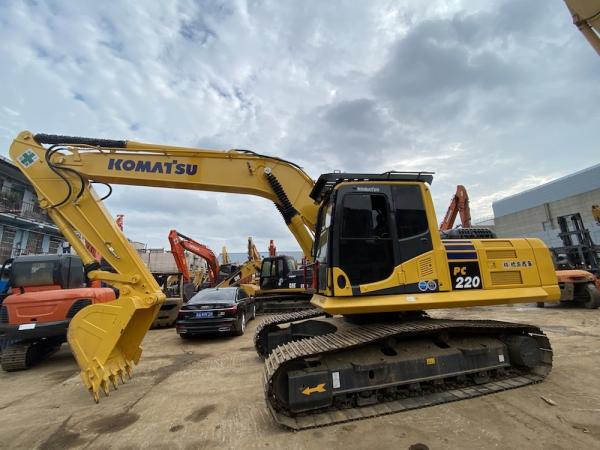 Japon fabriqué de seconde main Komatsu PC220-8 Hydraulique Excavateur 22 Tonnes utilisé Komatsu Digger