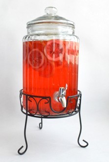 glass juice / beverage dispensers