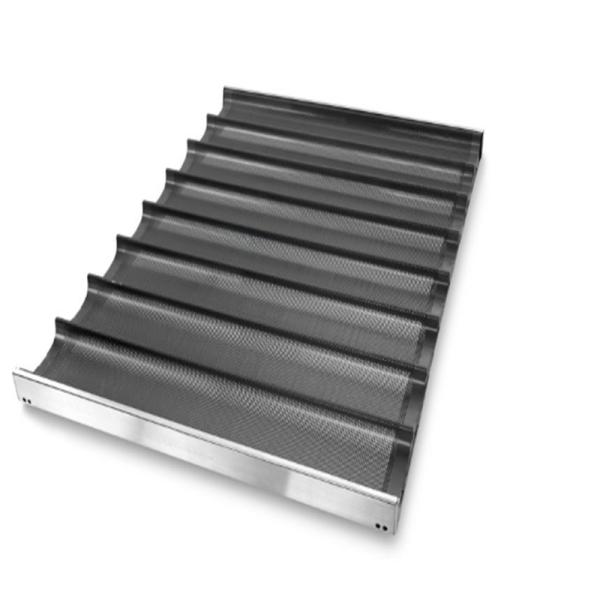 RK Bakeware China Foodservice NSF Оптовая продажа 12-канального багетного лотка с антипригарным покрытием 1200X800