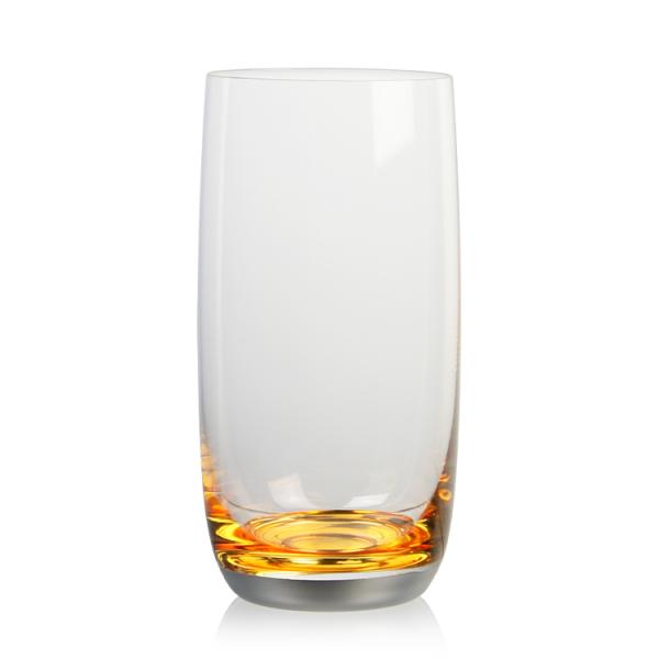 6pcs Festive Glass Christmas Champagne Flute Electronic Color Spray Wine Glass Set