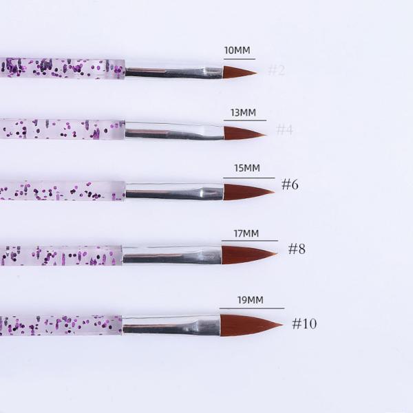 5Pcs/Set Nail Art Crystal Brush Painting Dotting Pen Carving Tips Manicure Salon Tools