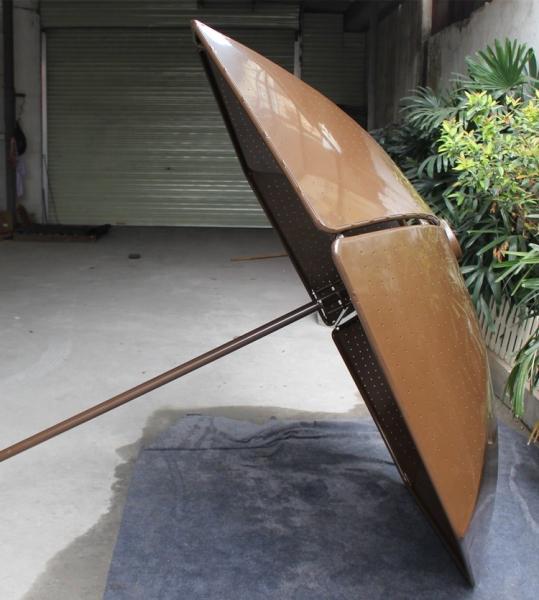 Umbrilhões de Alumínio Comercial para Patio Exterior 2342mm Altura OEM ODM