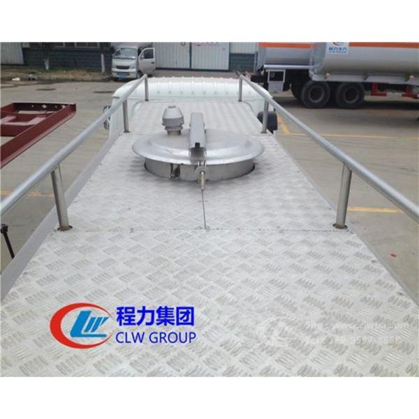 тележки танков доставки парного молока 40т и тележка танка молока нержавеющей стали цапфы трейлеров 3