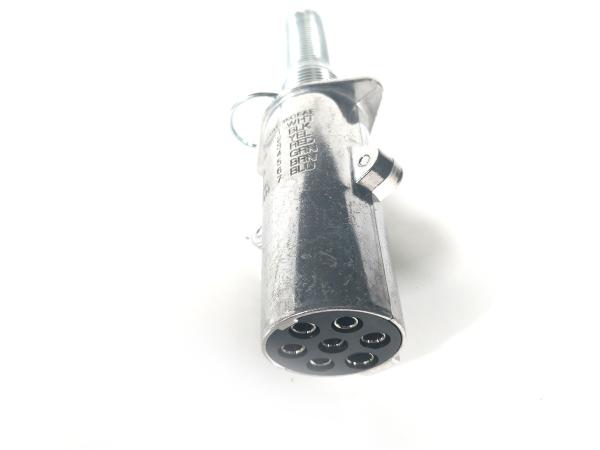 Silver European Trailer Plug 7 Pin European Trailer Connector Plug