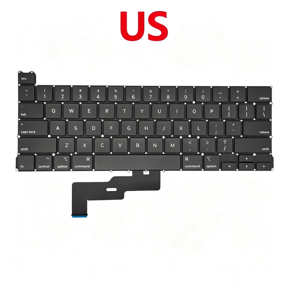 2020 New MacBook Pro Keyboard Replacement A2289 with Multiple Language Layouts CE Certified and 3-Month Warranty