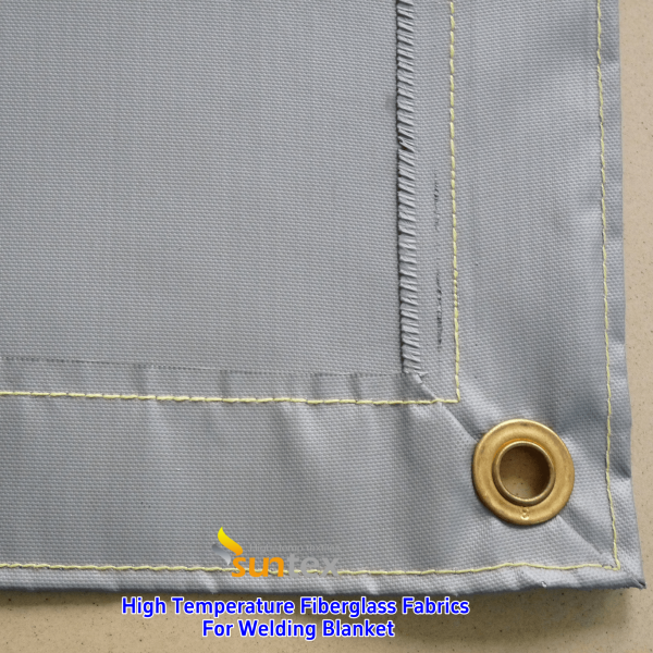 Heavy Duty Fiberglass Welding Blanket - 550°C Heat Resistant, Acrylic Coated Fire Blanket in Customizable Sizes