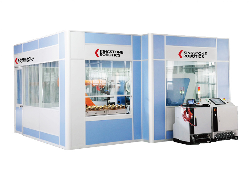 220V Aluminum Polishing Machine Robotic Polishing Cell For Smart Door Lock